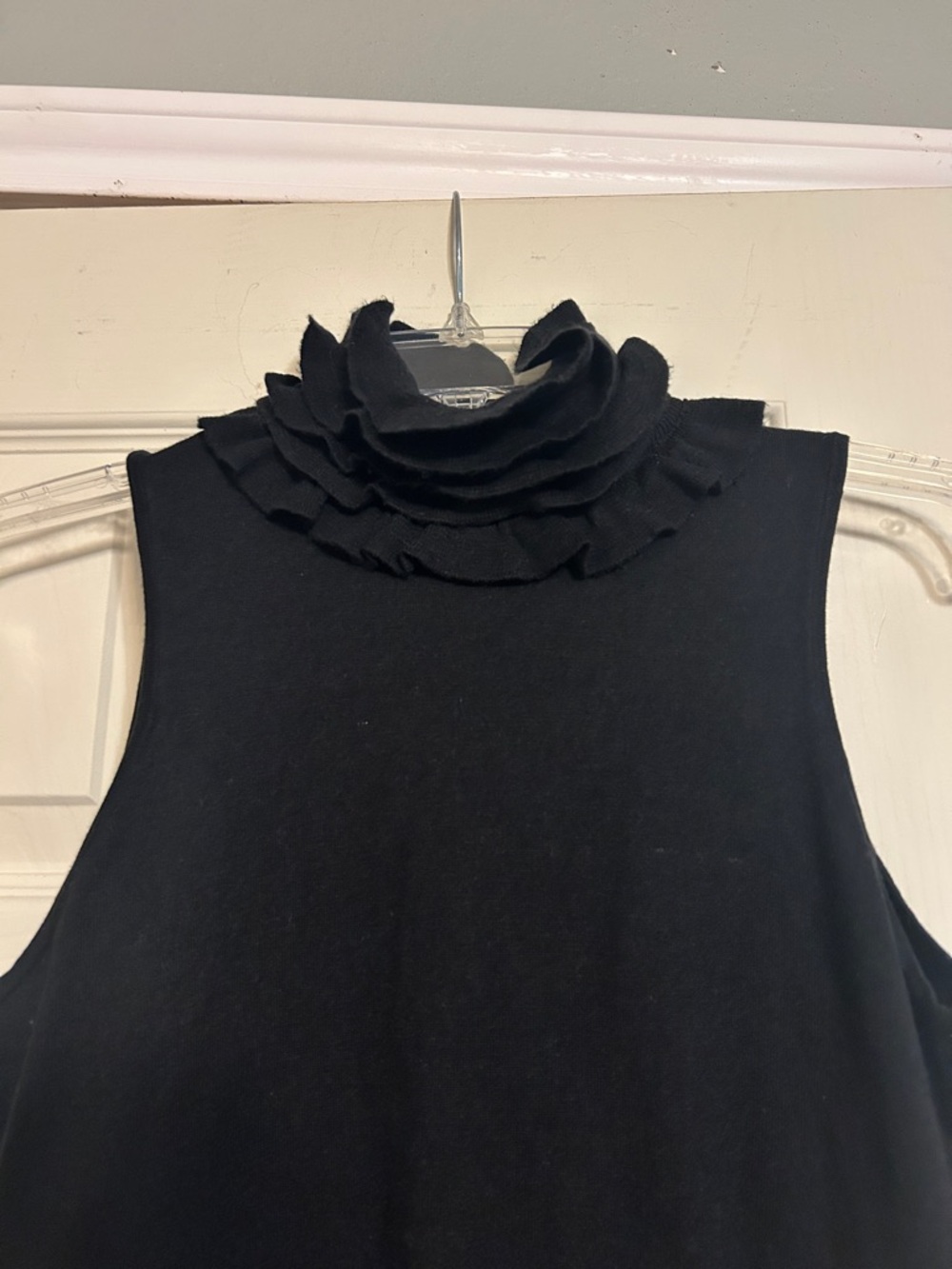 💸30%Off2🛒 Lauren Ralph Lauren silk blend high ruffle neck top - Picture 2 of 4